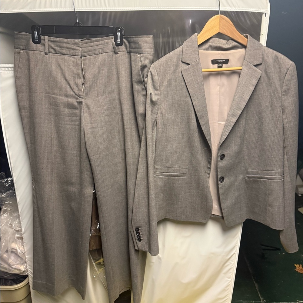 Ann Taylor Gray Pantsuit